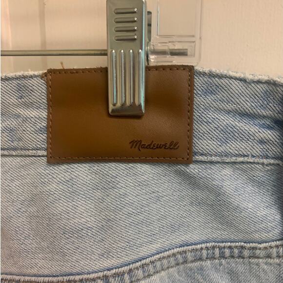 Madewell THE DAD Jean 100% Cotton NON STRETCH Ripped Edition sz 33 NWT - Picture 13 of 16